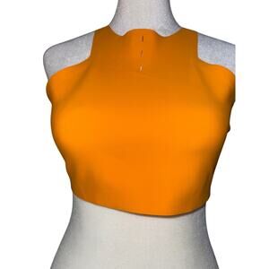Nike Dri-FIT Sports Bra Size M Orange Women’s Light Support Non-Padded Gym